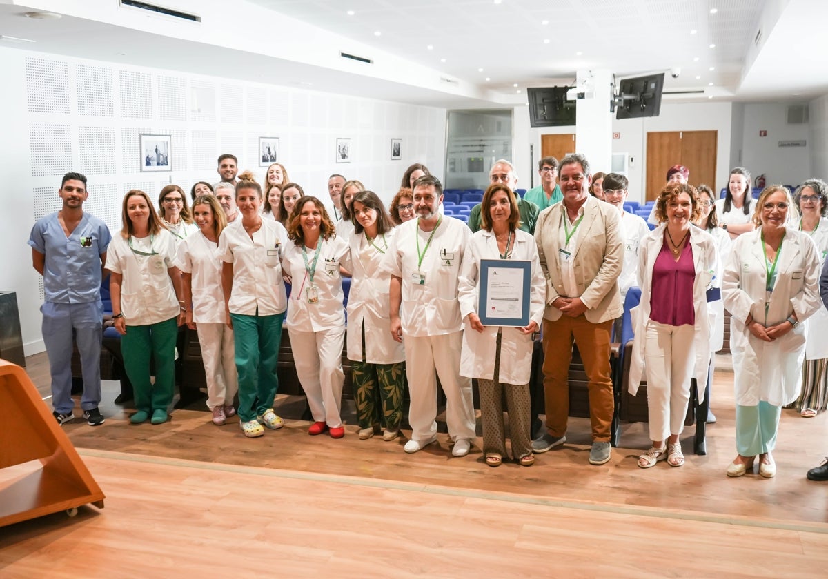 El Hospital Puerta del Mar recibe la certificación de calidad &#039;Óptima&#039; para su unidad de Laboratorios y Genética