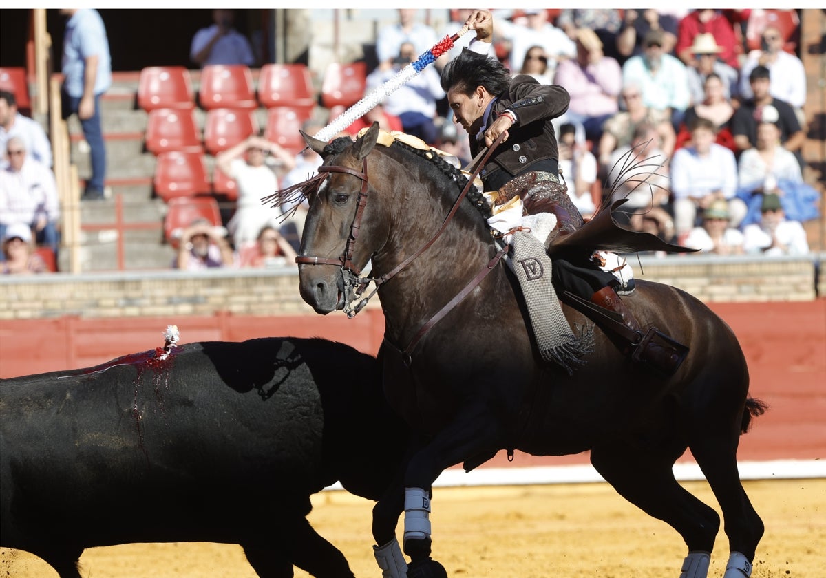 El rejoneador portugués Diego Ventura