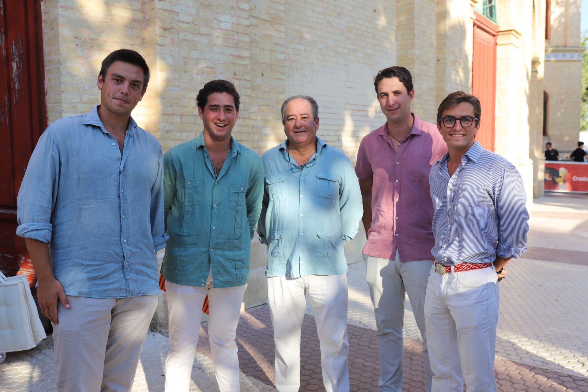 Ignacio Páez, Eduardo Ruiz de Velasco hijo y Eduardo Ruiz de Velasco padre, Pedro Parias y Luis Manuel Halcón