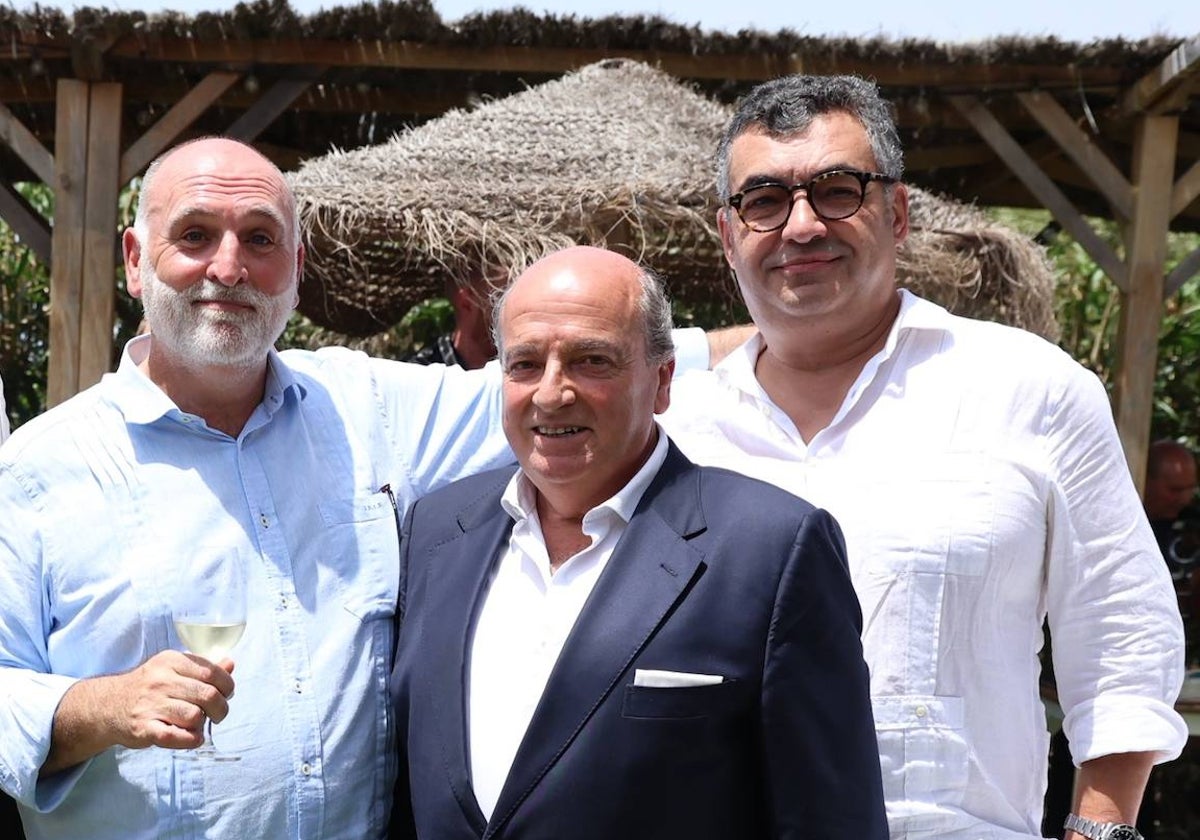 José Andrés, Luis Miguel Martin y Joaquín Alfonso