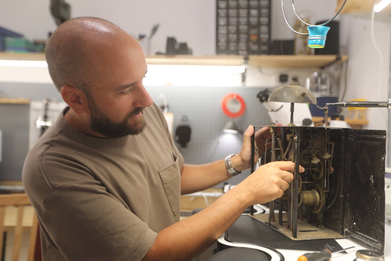 Fotos: El trabajo de un maestro artesano del reloj