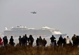 La plantilla de Navantia celebra la inversión de Royal Caribbean: hasta el verano próximo se encadenan reparaciones de cruceros