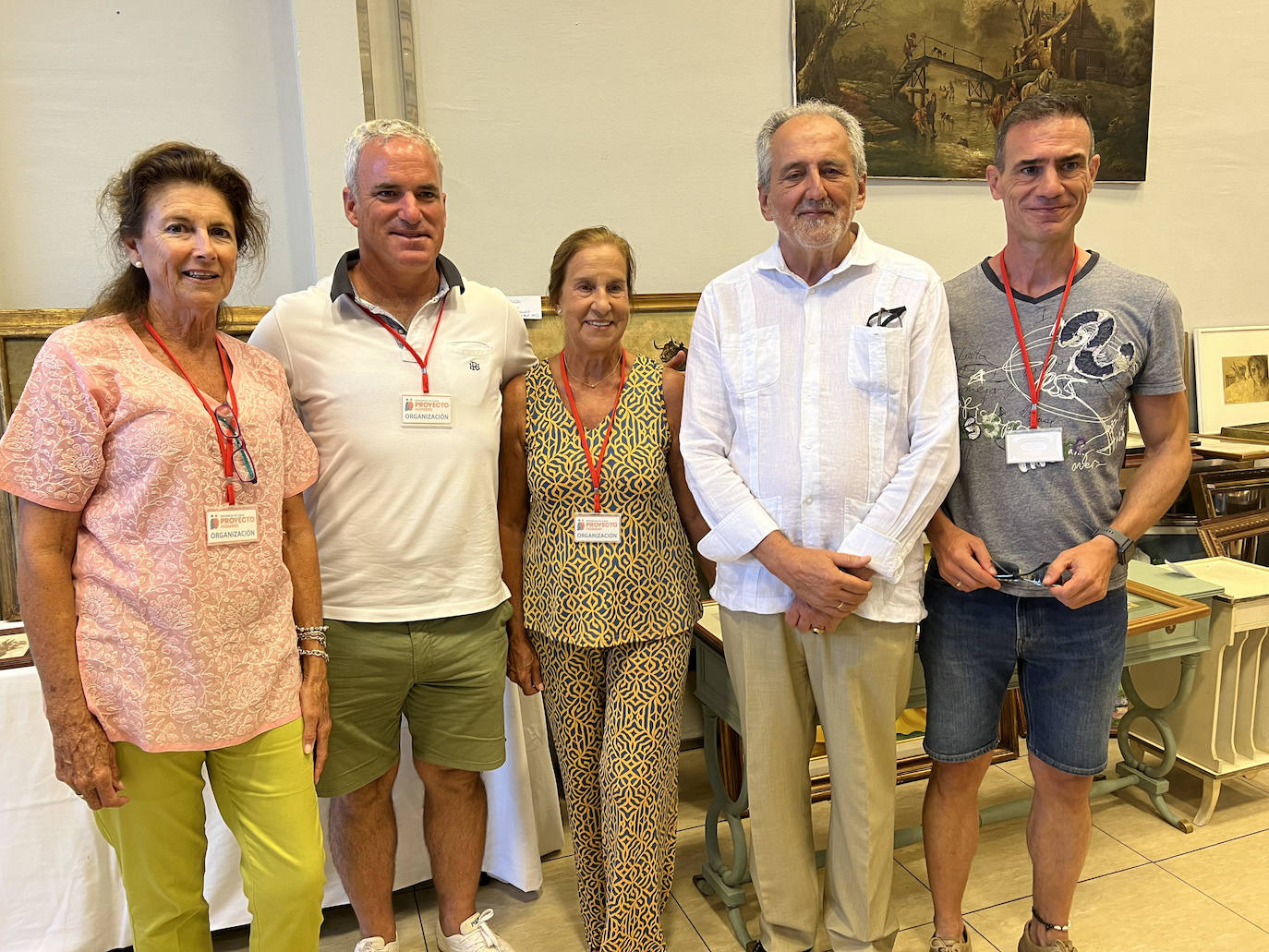 Carmen Barbadillo, Jorge Fernández de Navarrete, Conchita García de la Barga, Luis Bononato y Alberto Jover