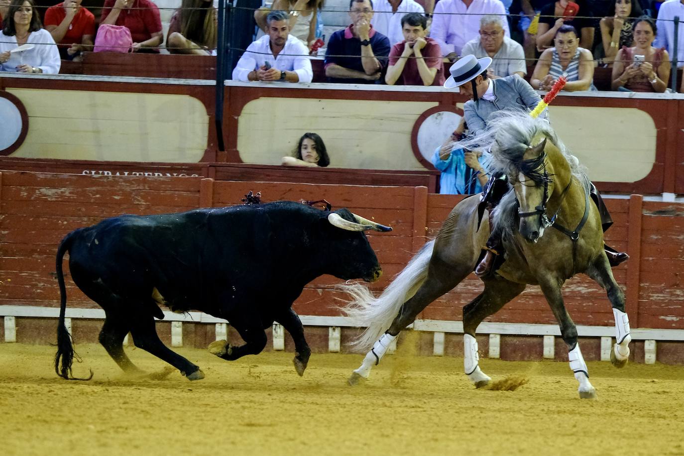 Oreja para Cartagena y Ventura ante un encastado encierro de Guiomar Cortés de Moura en El Puerto