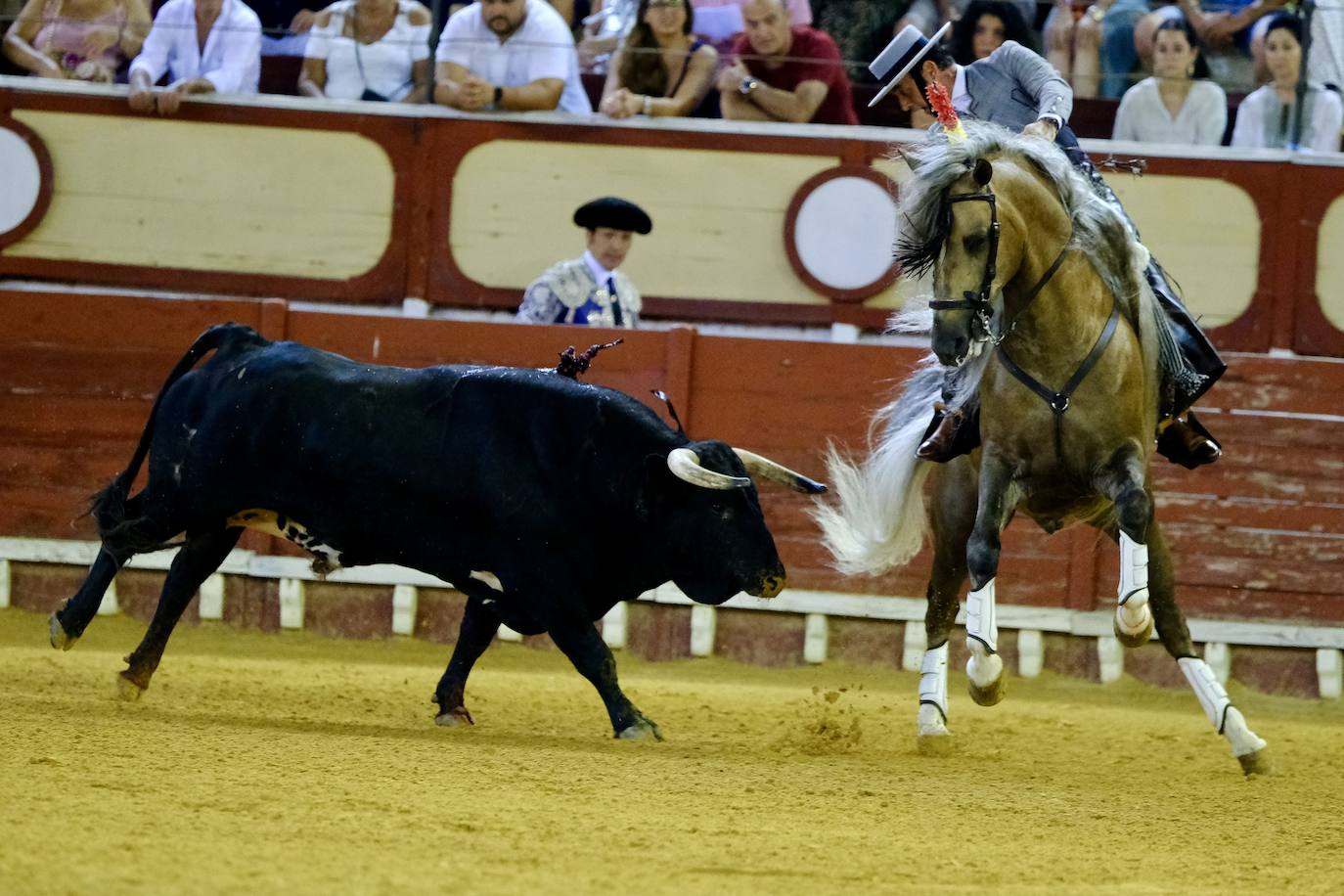 Oreja para Cartagena y Ventura ante un encastado encierro de Guiomar Cortés de Moura en El Puerto