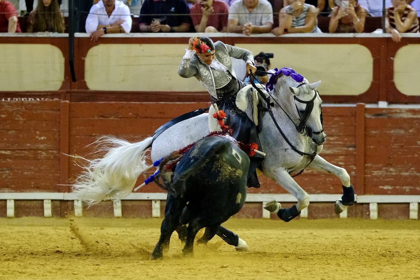 Oreja para Cartagena y Ventura ante un encastado encierro de Guiomar Cortés de Moura en El Puerto