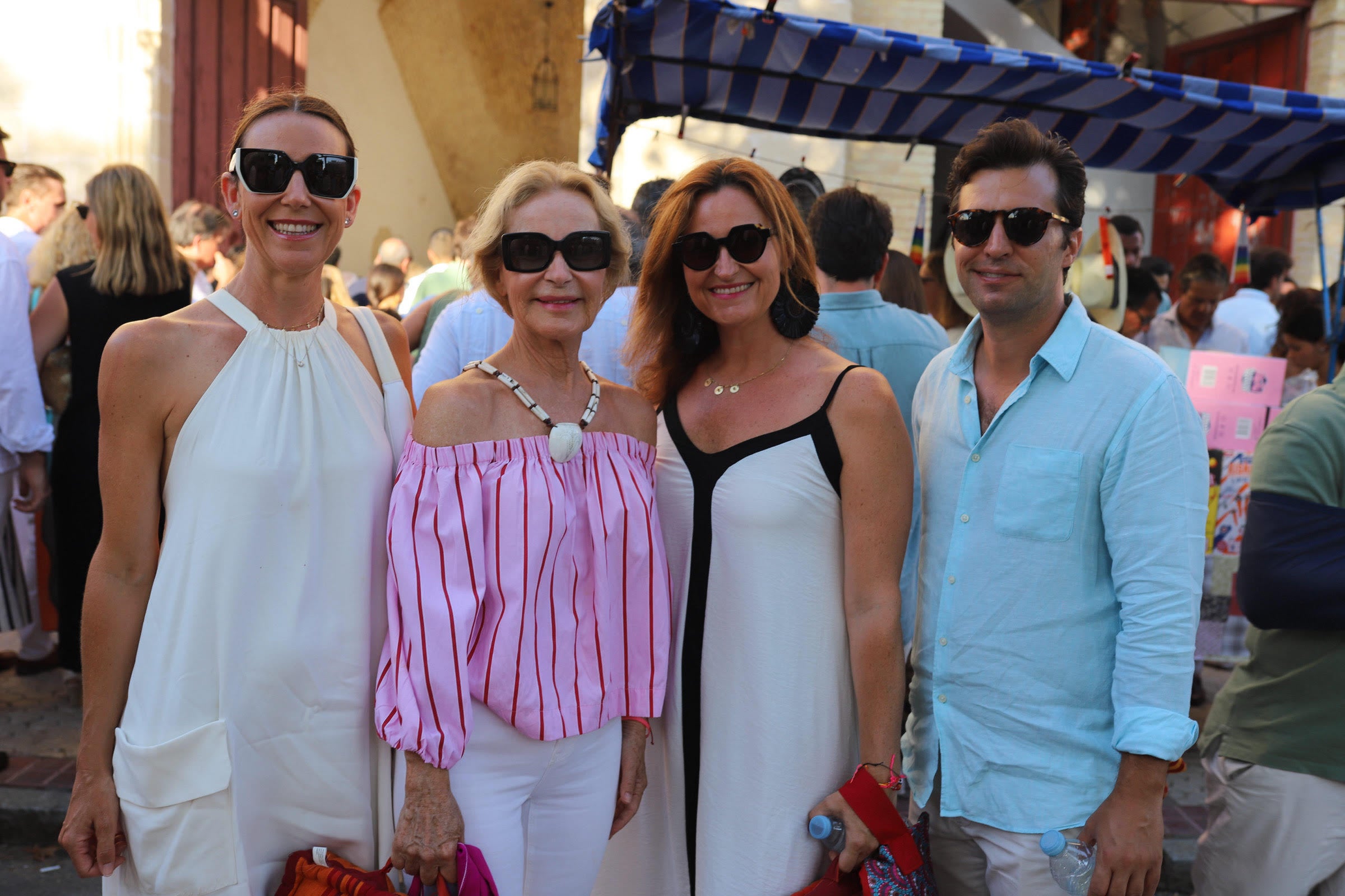 Mencia Ruiz, Elisa María Gutiérrez Colosia, Tristana Ruiz y Lalle Geldinovski