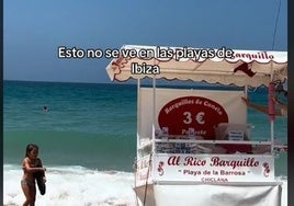 La confitería ambulante que sorprendió a los bañistas de esta playa de Cádiz: «Esto no se ve en las playas de Ibiza»