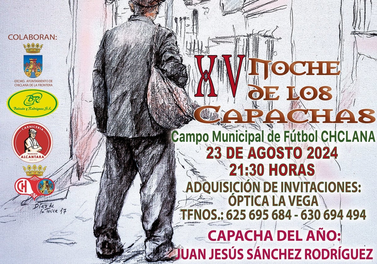 La XV Noche de los Capachas se celebra el próximo viernes en el Campo Municipal de Deportes de Chiclana