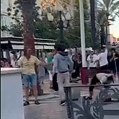 Pelea en San Juan de Dios.