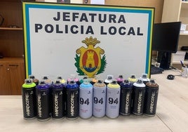 Un niño de 10 años, denunciado por realizar graffitis junto a un hombre de 30 en Algeciras