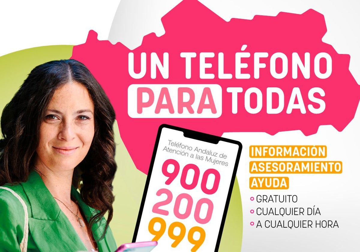 El teléfono de las mujeres atiende hasta junio en Cádiz 2.600 llamadas, un 54% más que en 2023