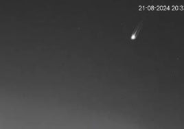 Un meteorito ilumina el cielo de Cádiz