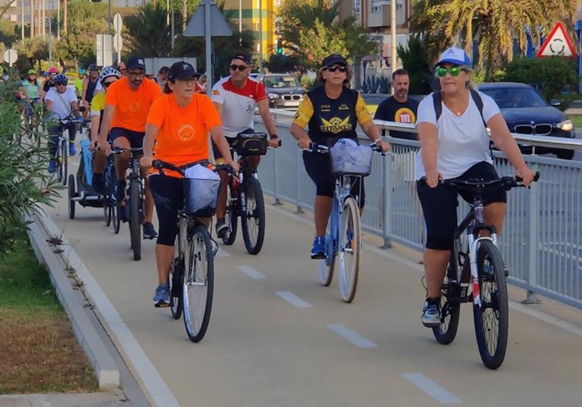 Unas 400 personas pedalearán en la cuarta marcha en bicicleta por Cádiz del 22 de septiembre