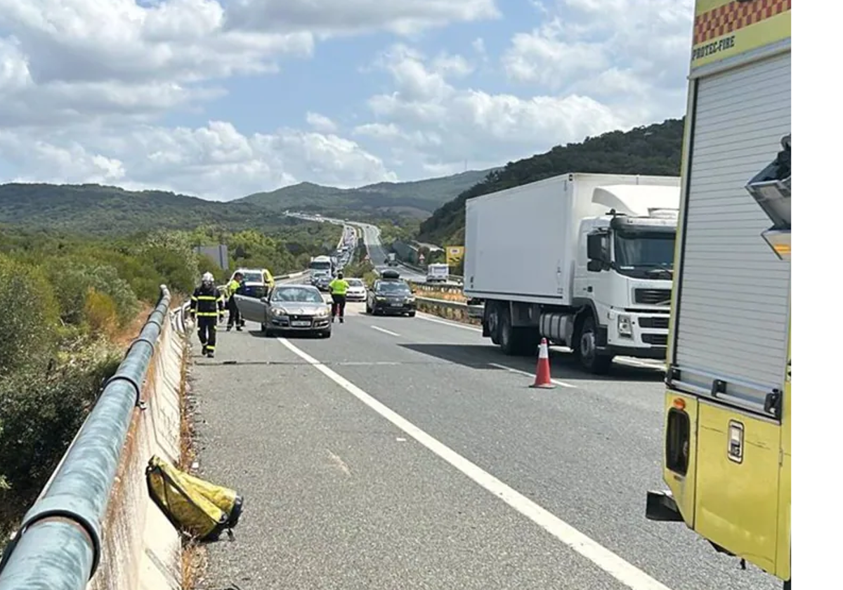 El accidente ocurrió cerca de La Palmosa en Alcalá de los Gazules