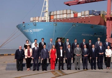 Algeciras «estrecha relaciones» con el puerto chino de Ningbo y potencia su conectividad con Asia