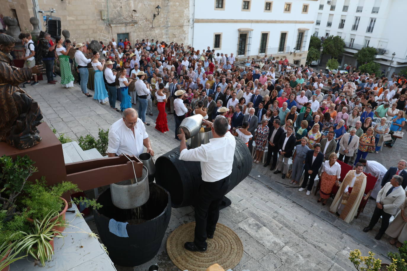 Fotos: Así ha sido la ceremonia de la Pisa de la Uva en el Reducto de la Catedral de Jerez