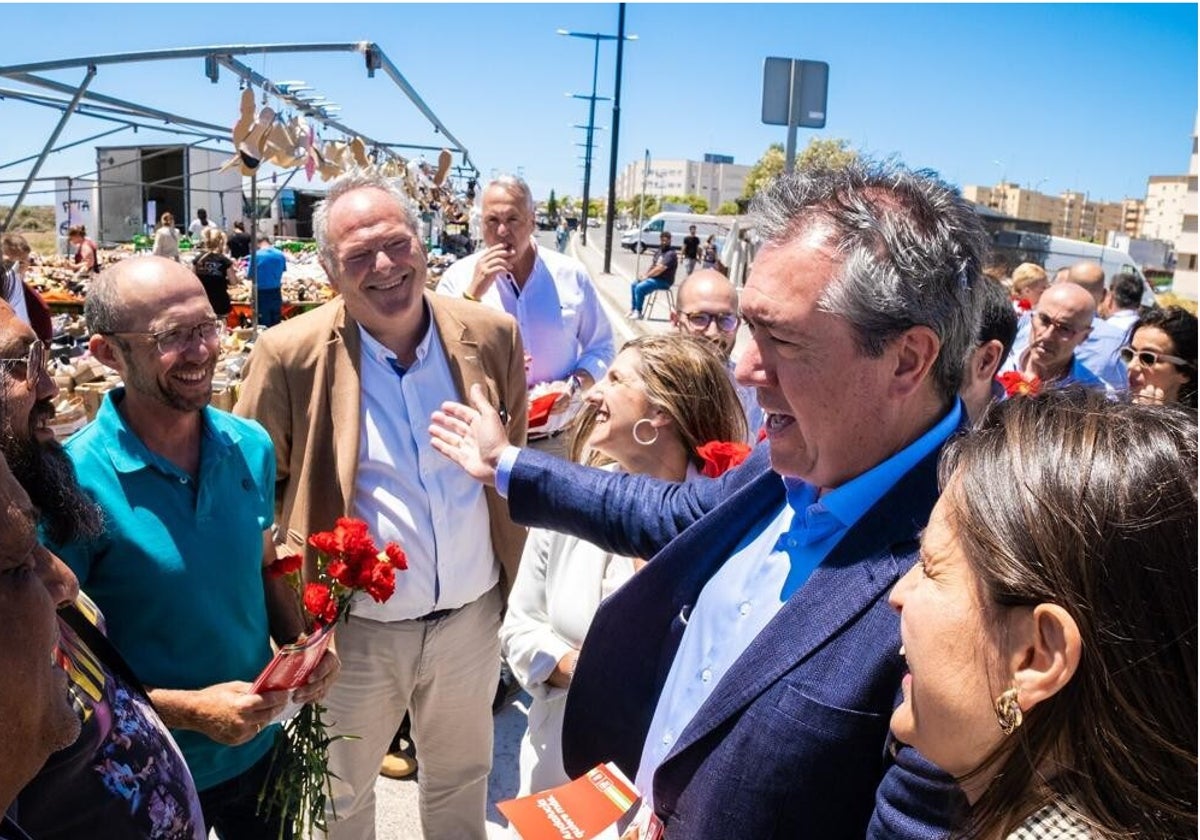 Patricia Cavada y Juan Espadas.