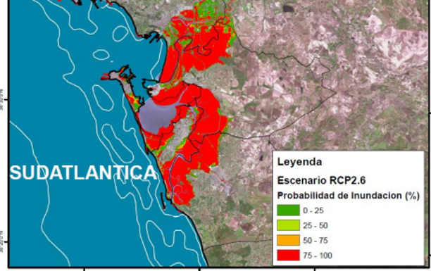 La Bahía de Cádiz, el litoral de la Janda y la Costa Noroeste, las zonas más vulnerables ante la esperada subida del nivel del mar