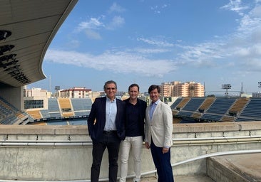 Comienzan las obras del Gran Hotel Luna de Cádiz en la tribuna del Estadio