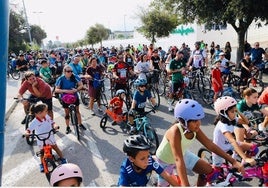 Más de 1.200 personas participan en la Fiesta de la Movilidad de Jerez