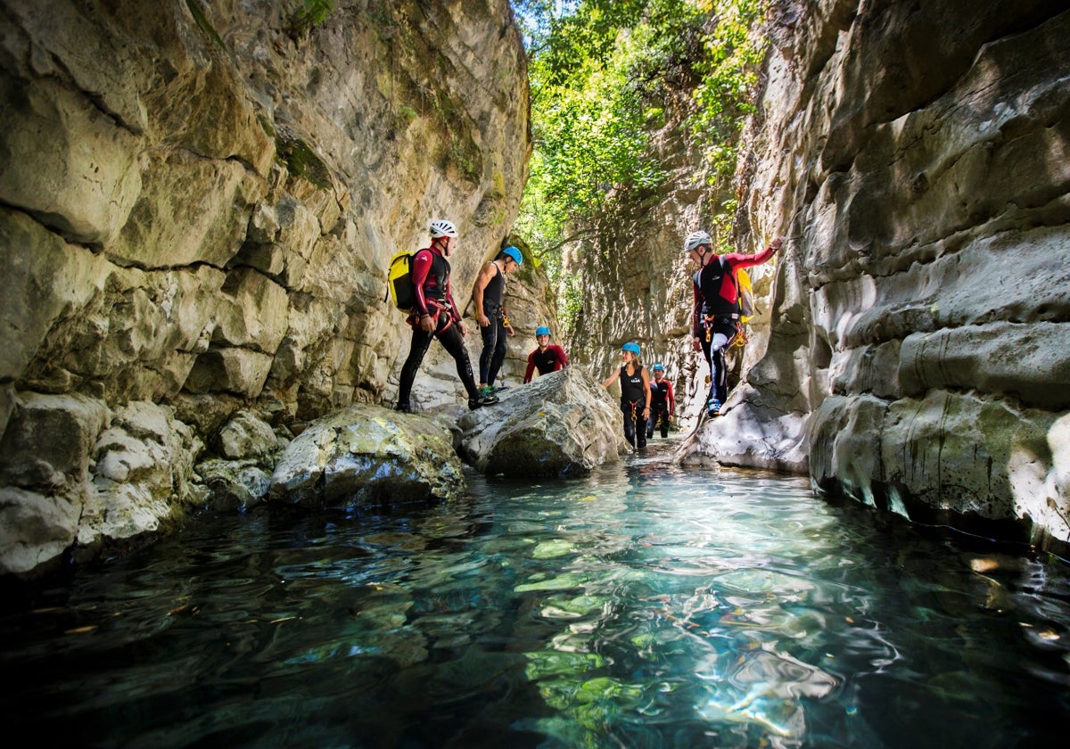 El sendero de la Garganta Verde es uno de los más espectaculares de la provincia