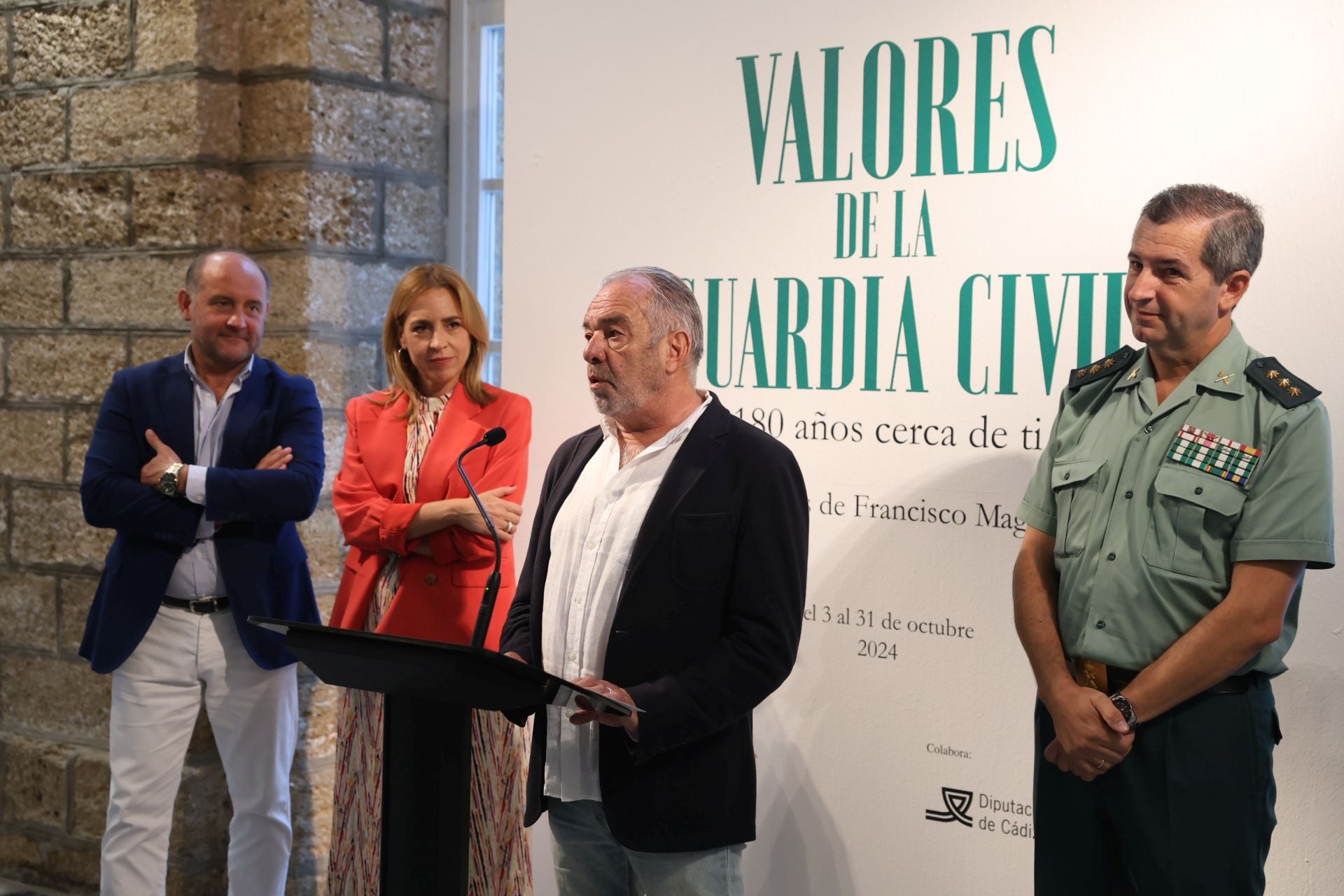 La exposición ‘Valores de la Guardia Civil. 180 años cerca de ti’, ya en Diputación de Cádiz