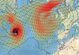 Adiós al veranillo en Cádiz, llegan varias borrascas y los coletazos del huracán Kirk