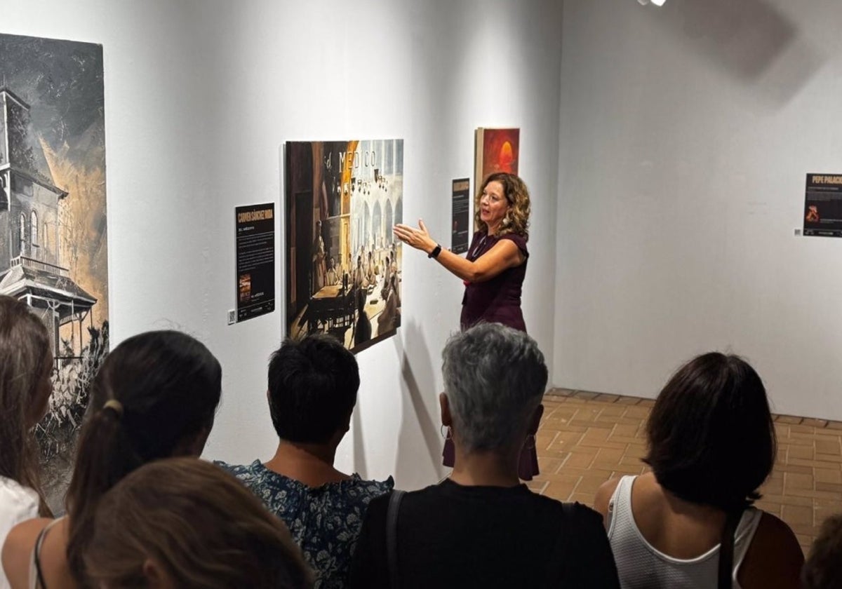 Inauguración de la muestra sobre artes visuales en el Castillo de Santa Catalina de Cádiz