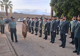 Bienvenida a los 91 guardias alumnos en prácticas de la Guardia Civil de Cádiz