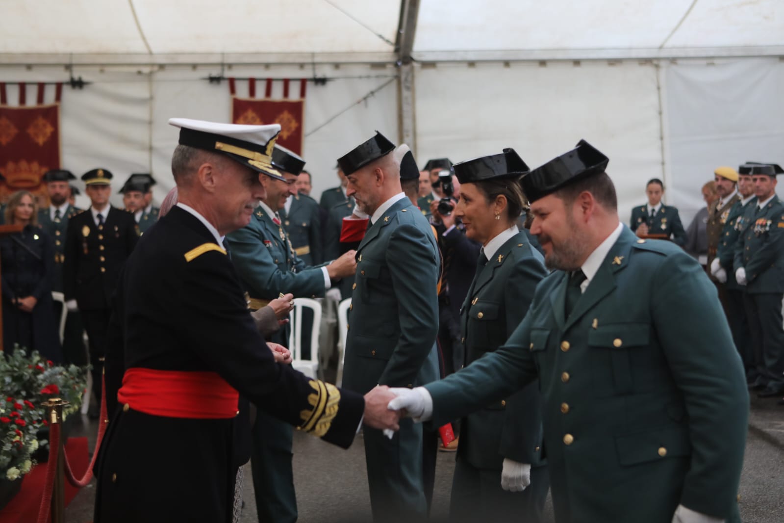 El acto de la Patrona de la Guardia Civil, en imágenes