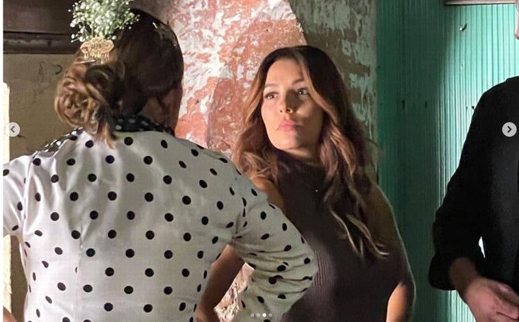 Imagen principal - Eva Longoria se deja ver por Cádiz para disfrutar del flamenco y su gastronomía