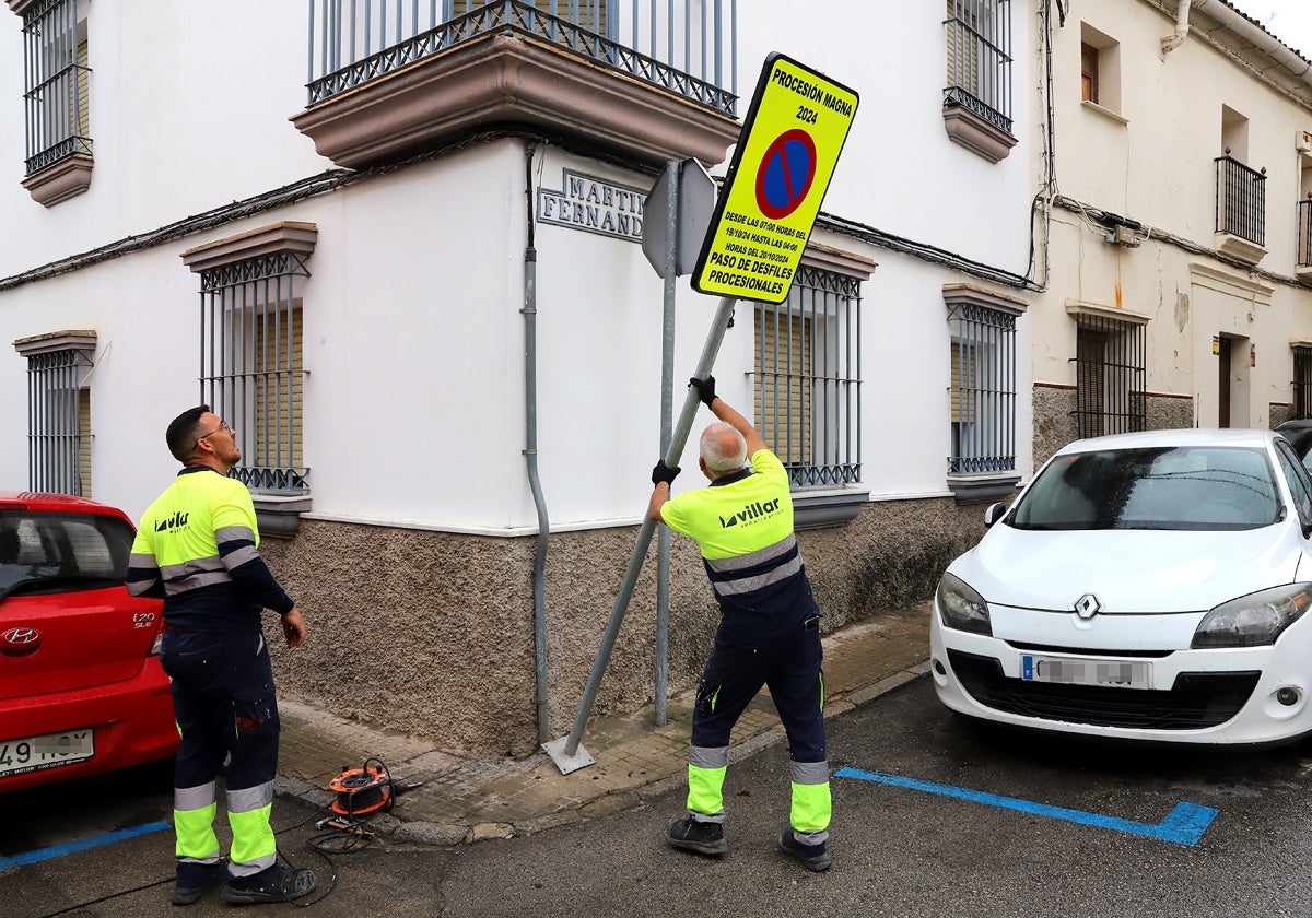 Donde no se puede aparcar en Jerez.