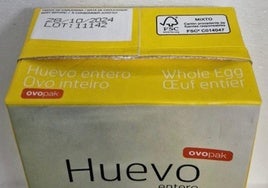 Detectan presencia de salmonella en un lote del producto huevo entero líquido