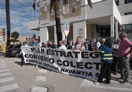 Las tres factorías de Navantia en Cádiz se concentran por el convenio colectivo y el plan estratégico