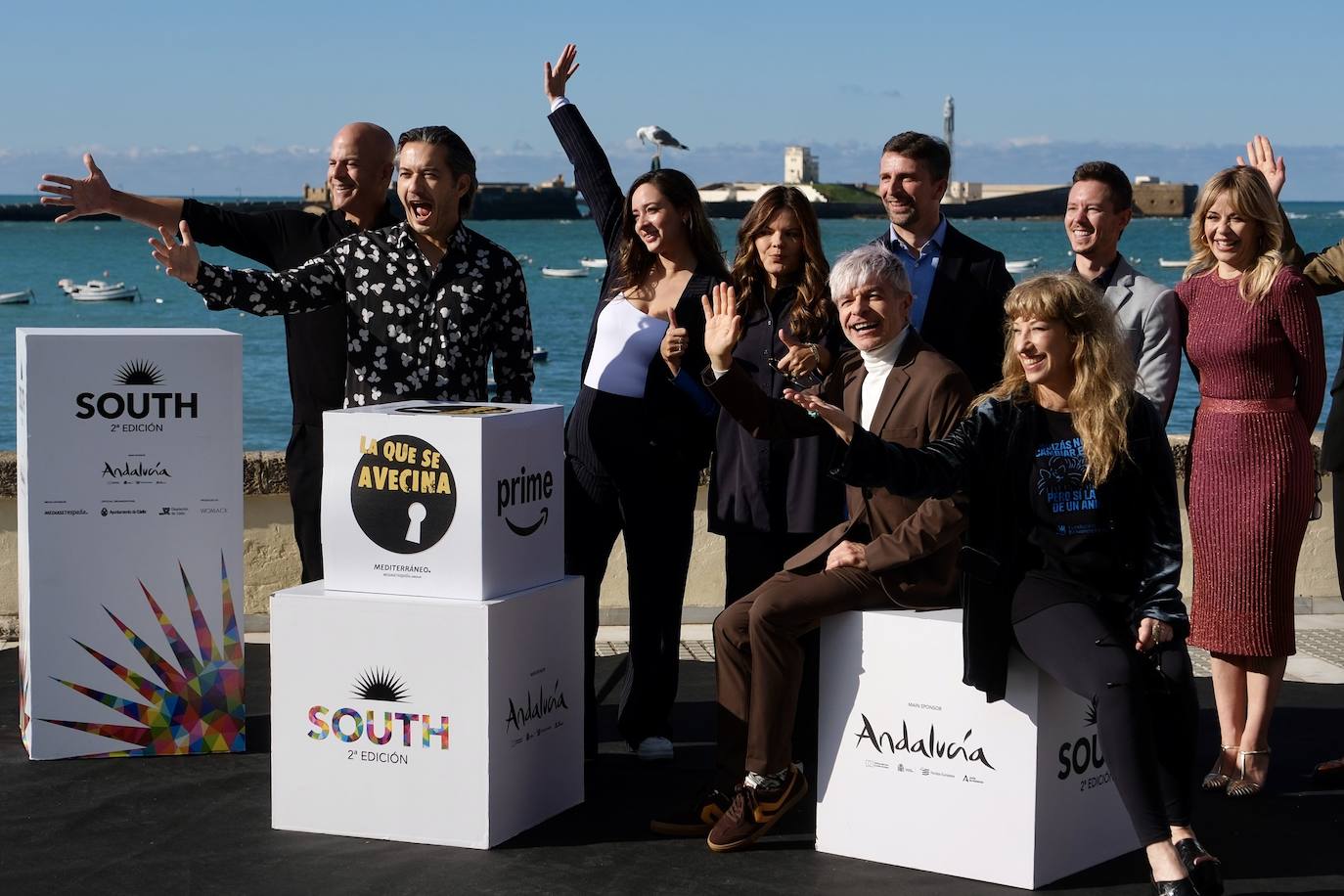 Fotos: rostros muy conocidos en el photocall en La Caleta de este domingo