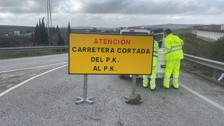 Este es el nuevo estado de las carreteras en la provincia de Cádiz: muchas de ellas siguen cortadas