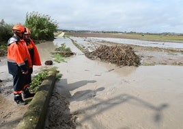 Alarma ante el estado del río Guadalete en Jerez: «Podemos tener problemas»