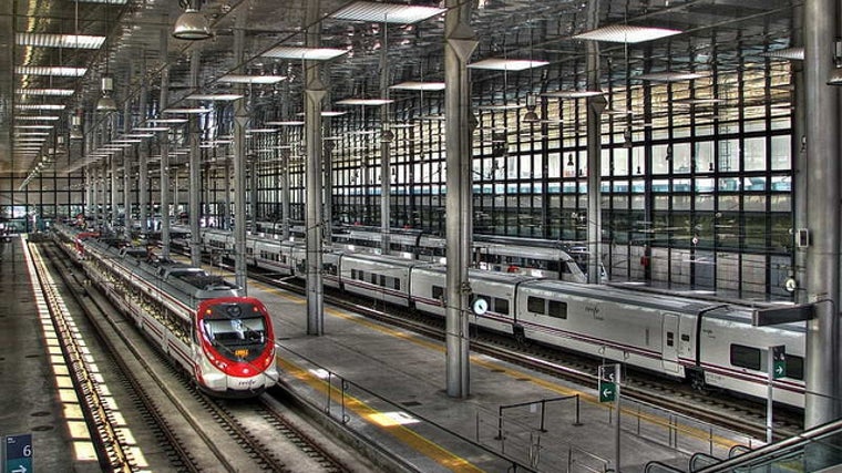 Imagen de la estación de trenes de Cádiz