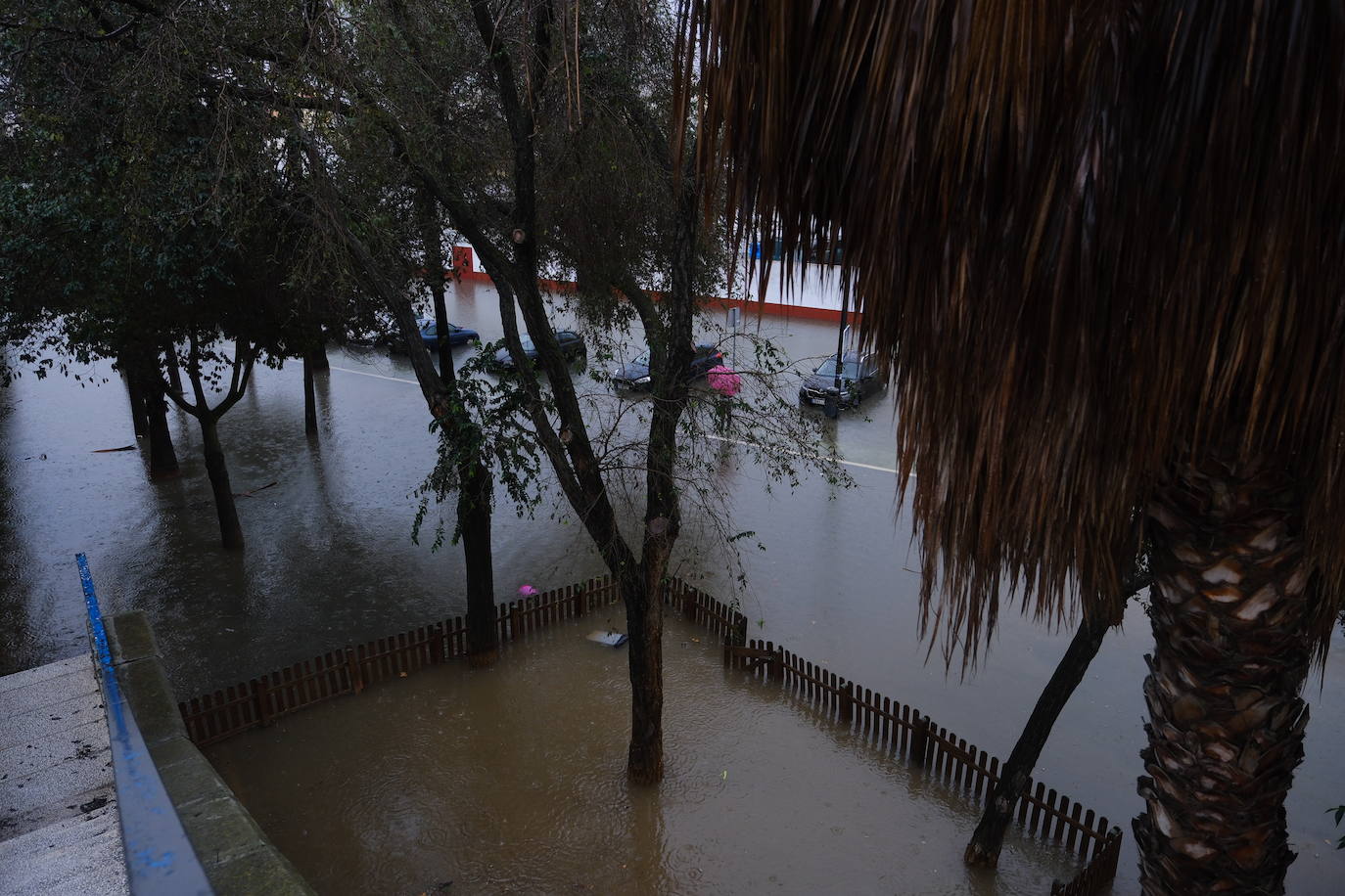 Fotos: La barriada del Buen Pastor en San Fernando anegada por las lluvias