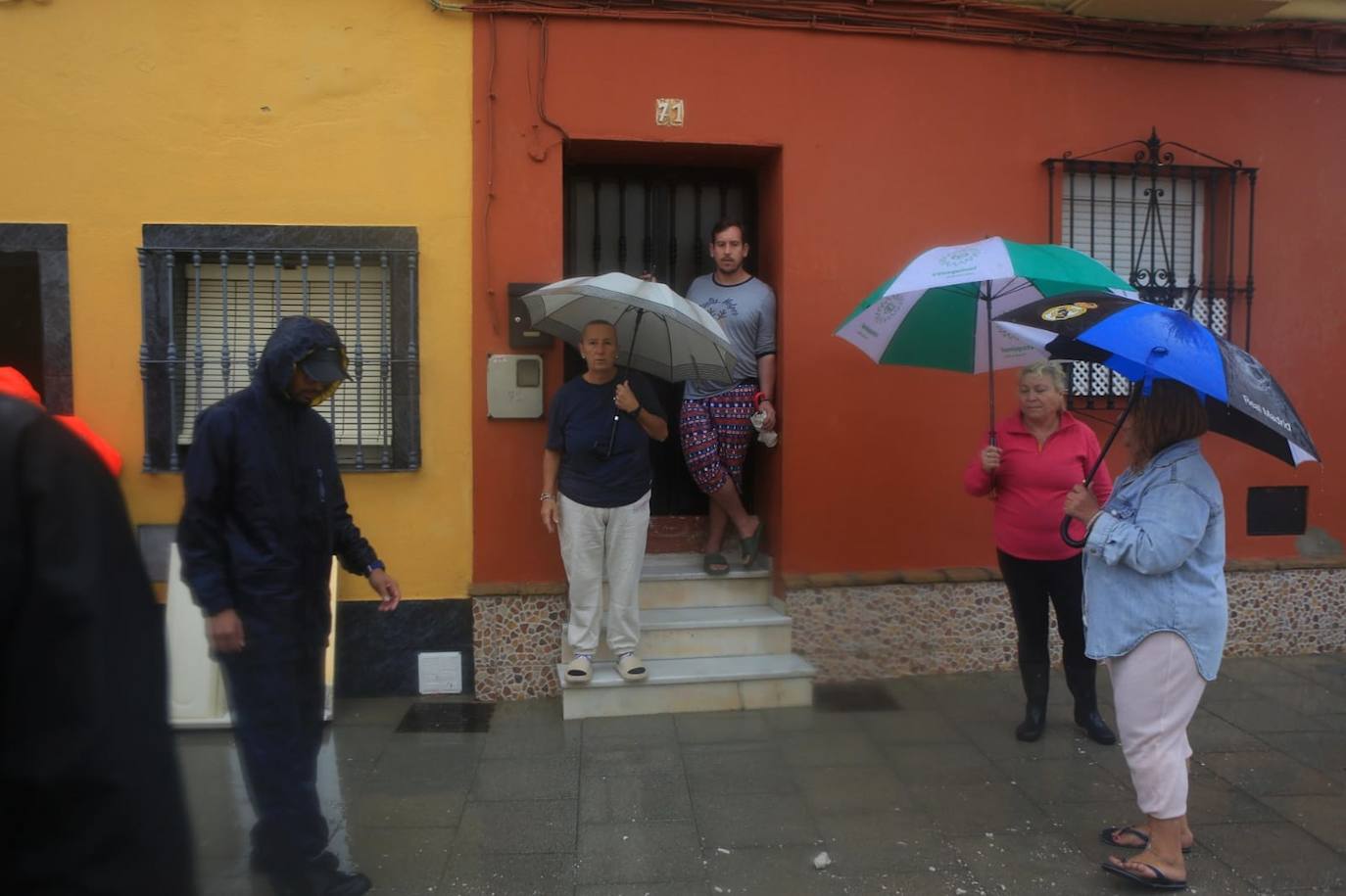 Fotos: La barriada del Buen Pastor en San Fernando anegada por las lluvias