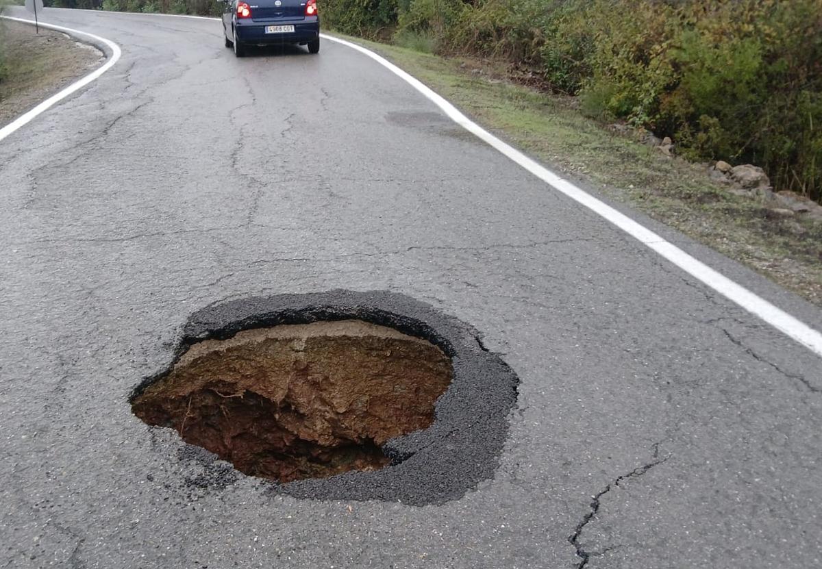 La provincia de Cádiz tiene varias carreteras cortadas por el temporal