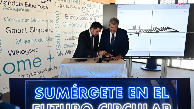 Momento de la firma del acuerdo de financiación