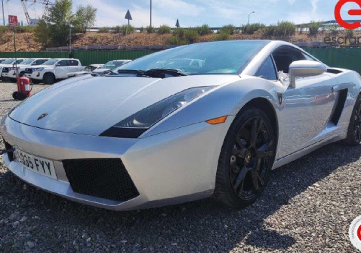 El Lamborghini Gallardo que ha salido a subasta.