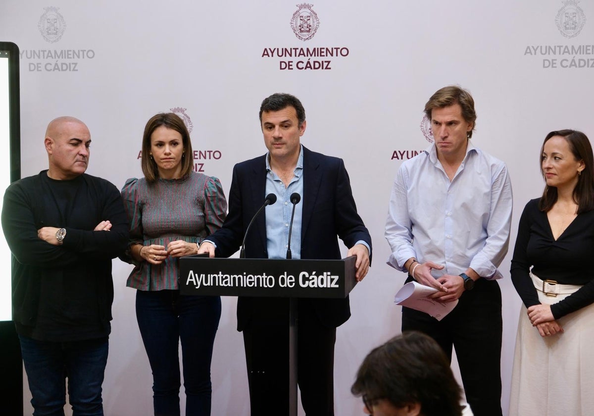 Bruno García, en la Junta de Gobierno Local.