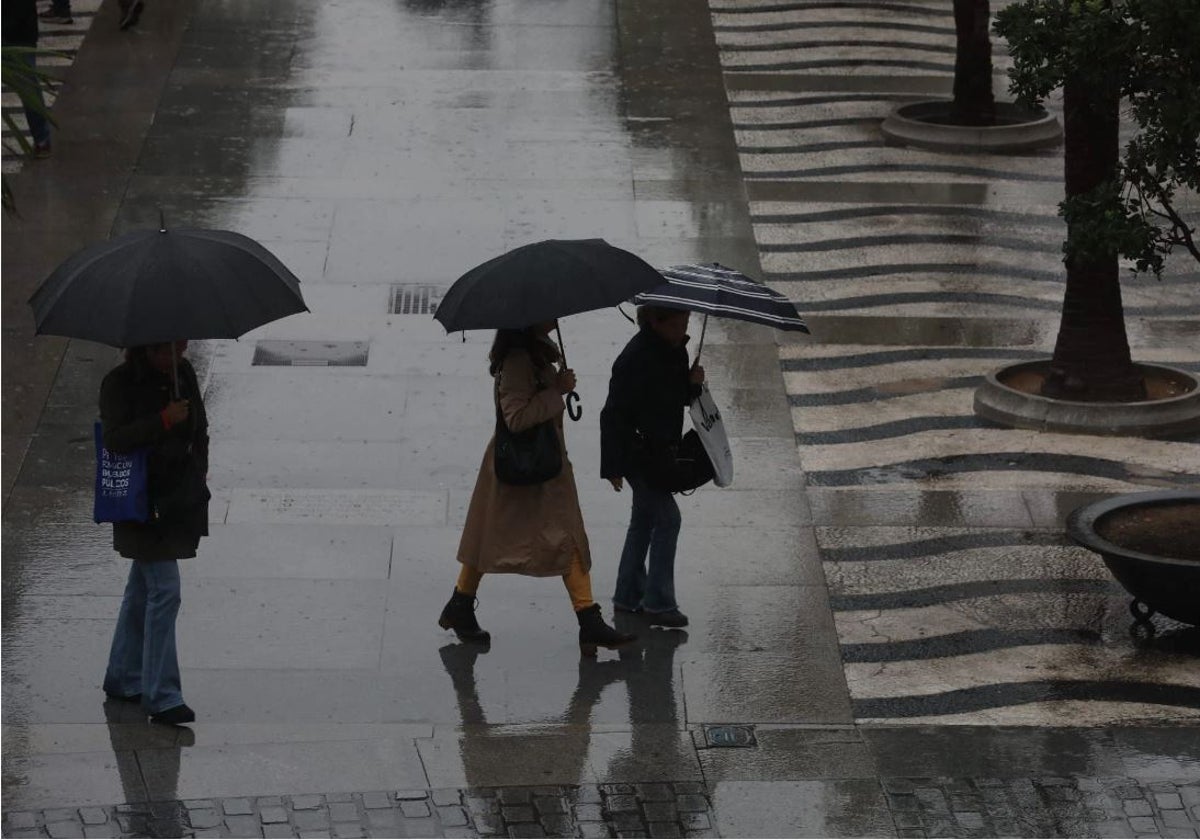 Activado aviso amarillo por lluvia y tormentas para este viernes en Cádiz