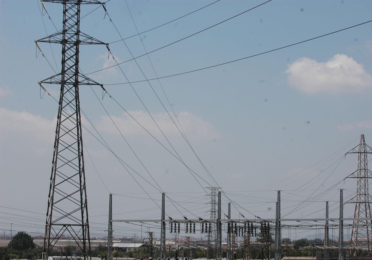 Imagen de una estación eléctrica.