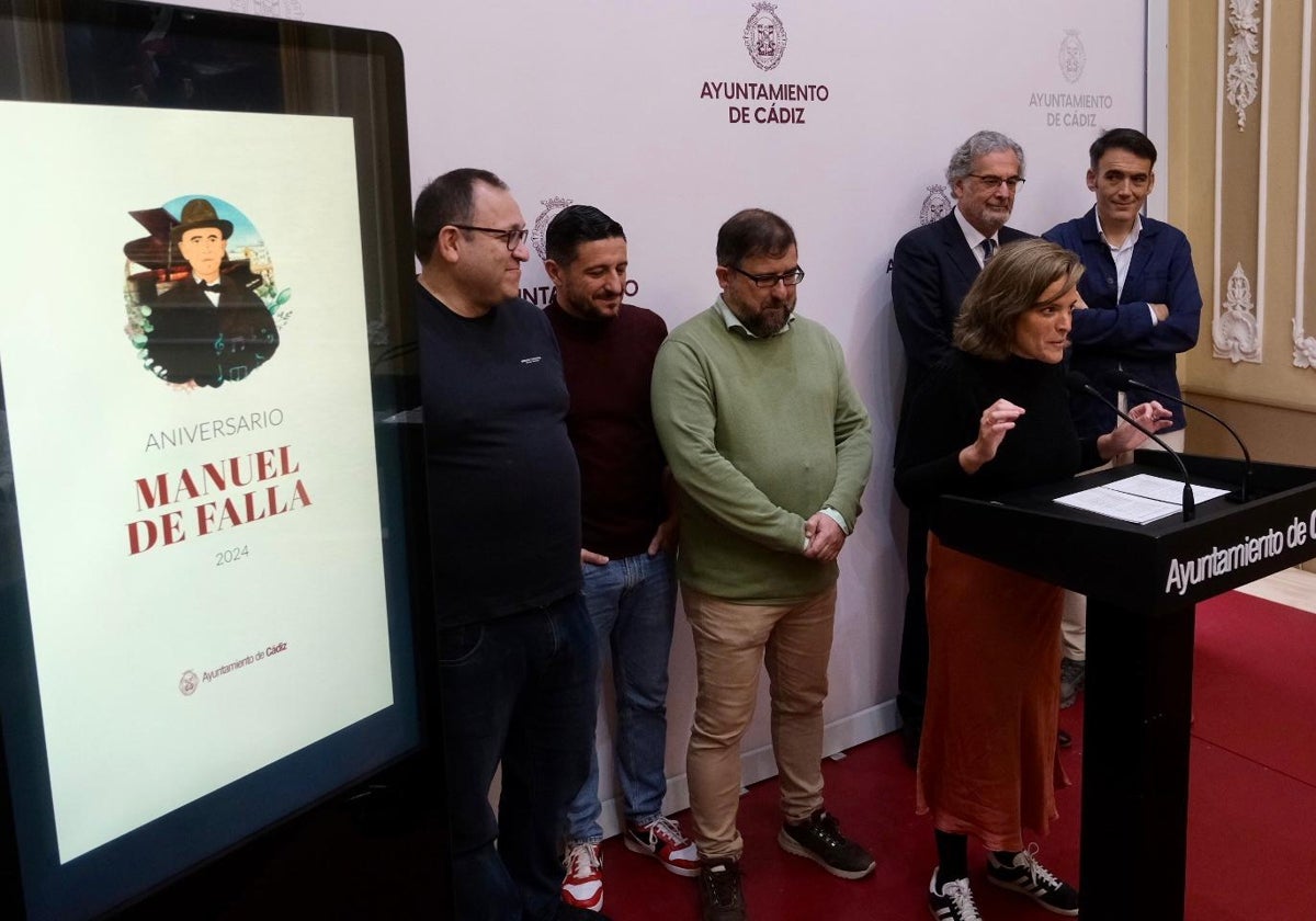 Presentación de las actividades programadas por el 148 aniversario del nacimiento de Manuel de Falla.