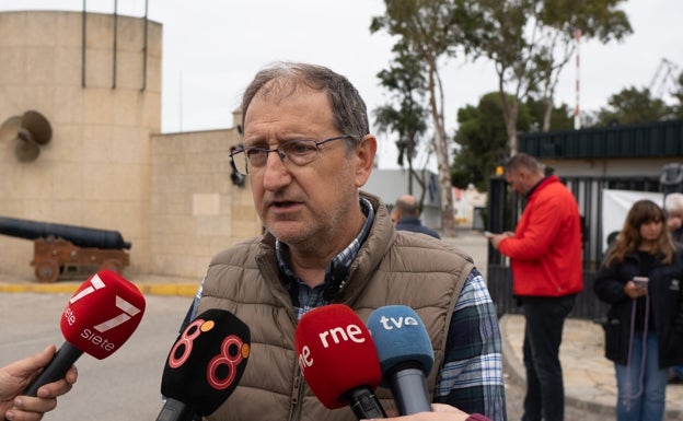 Fernando Zazpe, presidente del Comité Intercentros de Navantia San Fernando