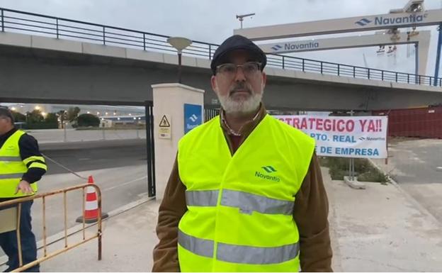 Los trabajadores secundan al «cien por cien» los paros de los tres astilleros de la Bahía de Cádiz